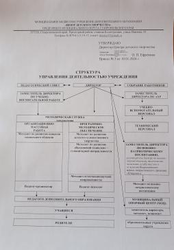 Структура управления деятельностью учреждения